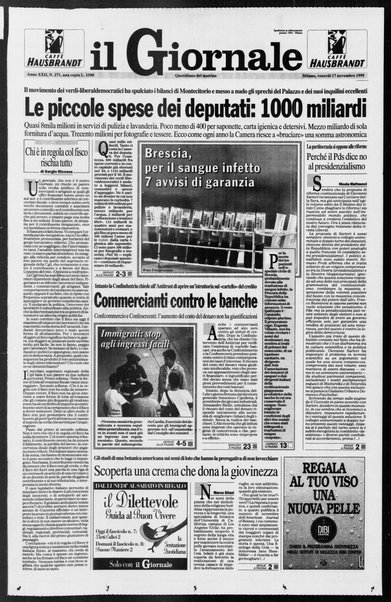 Il giornale : quotidiano del mattino